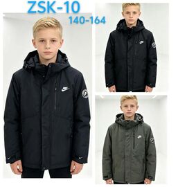 Куртка дитяча демісезонна на хлопчика ZSK10 navy р.11-15 "WHITE" недорого оптом від прямого постачальника