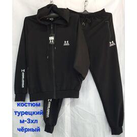 Костюм спортивний чоловічий HN1335 black р.46-54 "Hoan" недорого оптом від прямого постачальника