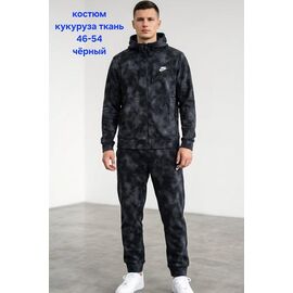 Костюм спортивний чоловічий HN1345 black р.46-54 "Hoan" недорого оптом від прямого постачальника