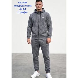 Костюм спортивний чоловічий HN1346 grey р.46-54 "Hoan" недорого оптом від прямого постачальника