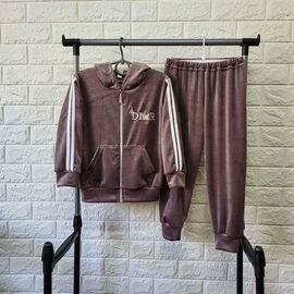 Фотография Костюм детский спортивный на девочку PR1242 brown р.128-134 "Proschenko" недорого оптом от прямого поставщика
