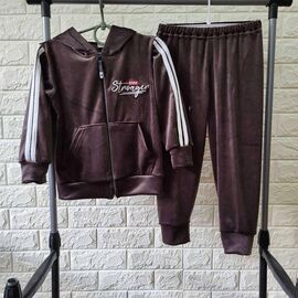 Фотография Костюм детский спортивный на девочку PR1243 brown р.98-116 "Proschenko" недорого оптом от прямого поставщика