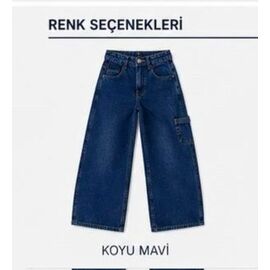 Фотография Джинсы детские на девочку PR1317 navy р.12-15 "Proschenko" недорого оптом от прямого поставщика