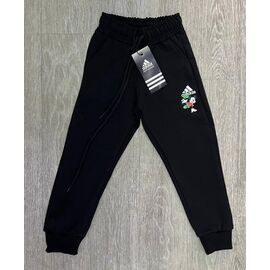 Фотография Штаны детские спортивные на мальчика A273-1 black р.4-8 "MirWear kids" недорого оптом от прямого поставщика