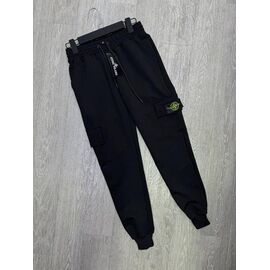 Фотография Штаны детские спортивные на мальчика SI214-3 black р.13-17 "MirWear kids" недорого оптом от прямого поставщика