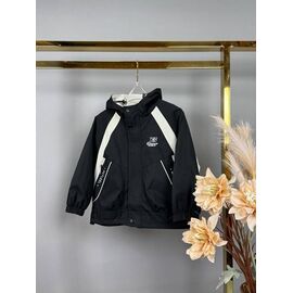 Фотография Ветровка детская на мальчика 61 black р.130-160 "Delfinka" недорого оптом от прямого поставщика