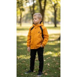 Фотография Ветровка детская на мальчика 61 orange р.130-160 "Delfinka" недорого оптом от прямого поставщика