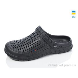 Крокси жіночі літні Літо N62 чорний (6 пар р.36-41) "Lot Shoes" недорого оптом від прямого постачальника