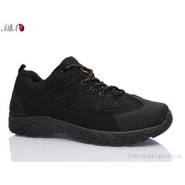 Фотография Кроссовки мужские модные Весна/осень FC307 black (8 пар р.41-46) "Aba" недорого оптом от прямого поставщика