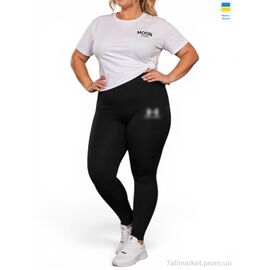 Фотография Лосинсы женские Весна/осень 5000 UA чорний (4 шт. р.сетка 2XL-5XL) "Sport style" недорого оптом от прямого поставщика