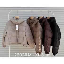 Куртка жіноча демісезонна 2602 d.beige р.M-XL "Yafeier" недорого оптом від прямого постачальника