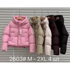 Куртка жіноча демісезонна 2603-1 pink р.M-2XL "Yafeier" недорого оптом від прямого постачальника