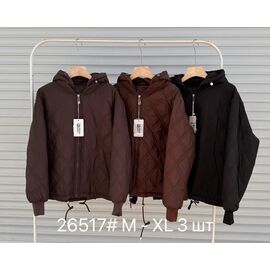 Куртка жіноча демісезонна 26517 l.brown р.M-XL "Yafeier" недорого оптом від прямого постачальника