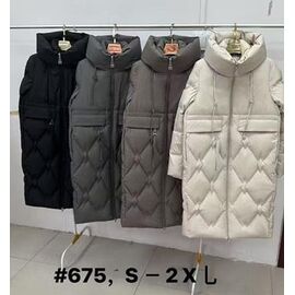 Куртка жіноча демісезонна 675 d.grey р.S-2XL "Yafeier" недорого оптом від прямого постачальника