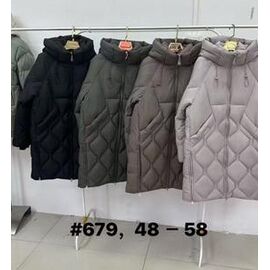 Куртка жіноча демісезонна 679 brown р.48-58 "Yafeier" недорого оптом від прямого постачальника