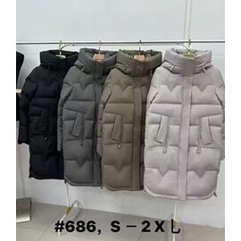 Куртка жіноча демісезонна 686 black р.S-2XL "Yafeier" недорого оптом від прямого постачальника