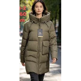 Куртка жіноча зимова 889-2 khaki р.50-60 "Yafeier" недорого оптом від прямого постачальника