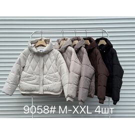 Куртка жіноча демісезонна 9058 l.beige р.M-2XL "Yafeier" недорого оптом від прямого постачальника