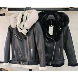 Куртка жіноча зимова F619 black-black р.XL-4XL "Yafeier" недорого оптом від прямого постачальника