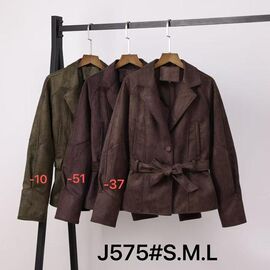 Куртка жіноча демісезонна J575-10 khaki р.S-L "Yafeier" недорого оптом від прямого постачальника