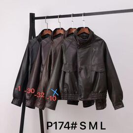 Куртка жіноча демісезонна P174-32 brown р.S-L "Yafeier" недорого оптом від прямого постачальника