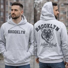 Фотография Батник-худи мужской с капюшоном Brooklyn  размеры M-2XL (3цв) "MODY" недорого от прямого поставщика