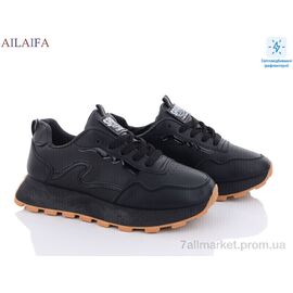 Кросівки жіночі модні Весна/осінь M03 black (8 пар р.36-41) "Ailaifa" недорого оптом від прямого постачальника