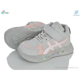 Кросівки дитячі модні Весна/осінь R888-2-5 LED (8 пар р.26-31) "BBT" недорого оптом від прямого постачальника