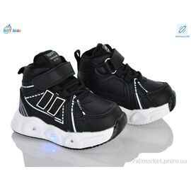 Кросівки дитячі модні Весна/осінь R887-1-1 LED (8 пар р.21-26) "BBT" недорого оптом від прямого постачальника