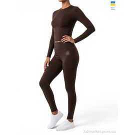 Фотография Лосинсы женские Весна/осень 500CK шоколадний (4 шт. р.сетка S-XL) "Sport style" недорого оптом от прямого поставщика