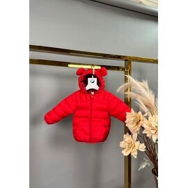 Фотография Куртка детская демисезонная на девочку 6003 red р.80-104 "Delfinka" недорого оптом от прямого поставщика