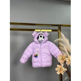 Фотография Куртка детская демисезонная на девочку K6001 lilac р.80-104 "Delfinka" недорого оптом от прямого поставщика