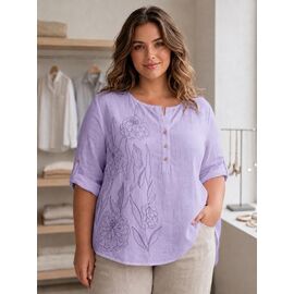 Фотография Футболка женская 26033 lilac р.52-56 "PULSE" недорого оптом от прямого поставщика