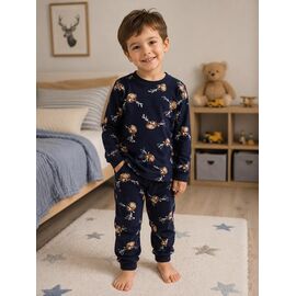 Фотография Пижама детская на мальчика DS427 navy р.1-4 "Disneyopt kids" недорого оптом от прямого поставщика