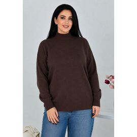 Гольф жіночий 818 brown р.54-58 "Elena&Vika" недорого оптом від прямого постачальника