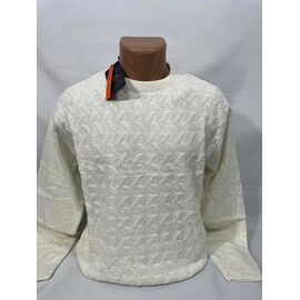 Фотография Свитер мужской 73535 milk р.L-2XL "Sabihina" недорого оптом от прямого поставщика