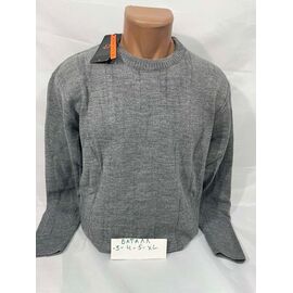Фотография Свитер мужской 73538-1 d.grey р.3XL-5XL "Sabihina" недорого оптом от прямого поставщика
