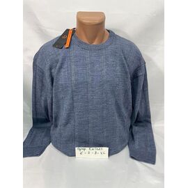 Фотография Свитер мужской 73538-2 blue р.6XL-8XL "Sabihina" недорого оптом от прямого поставщика