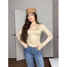 Светр жіночий 1725 beige р.42-48 "BONJOUR" недорого оптом від прямого постачальника