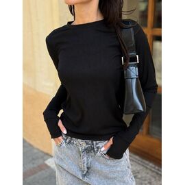 Светр жіночий 4296 black р.42-48 "BONJOUR" недорого оптом від прямого постачальника