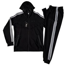 Фотография Костюм спортивный мужской 171 black р.46-54 "WHITE" недорого оптом от прямого поставщика