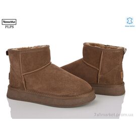 Фотография Угги женские утепленные зима 5854 brown (6 пар р.37-41) "PLPS-Nanachka" недорого оптом от прямого поставщика