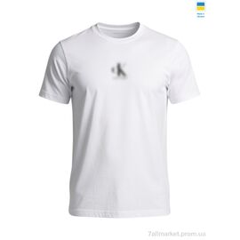 Фотография Футболка мужская Лето 8CK норма білий (4 шт. р.сетка M-2XL) "Sport style" недорого оптом от прямого поставщика