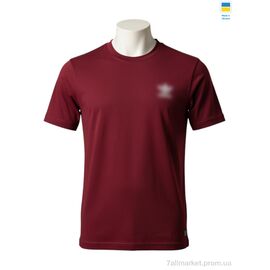 Футболка чоловіча Літо 8AD норма бордовий (4 шт. р.сіткаM-2XL) "Sport style" недорого оптом від прямого постачальника