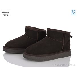 Фотография Угги женские утепленные зима 5853 d.brown (6 пар р.37-41) "PLPS-Nanachka" недорого оптом от прямого поставщика
