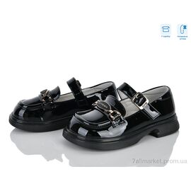 Фотография Туфли детские удобные Весна/осень ABC3682P black (6 пар р.27-31) "Clibee-ShoSho" недорого оптом от прямого поставщика