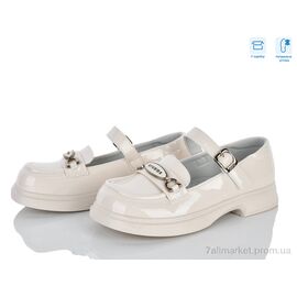 Фотография Туфли детские удобные Весна/осень ABC3683P beige (6 пар р.32-37) "Clibee-ShoSho" недорого оптом от прямого поставщика