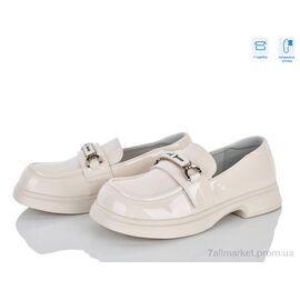 Фотография Туфли детские удобные Весна/осень ABC3663P beige (6 пар р.31-36) "Clibee-ShoSho" недорого оптом от прямого поставщика