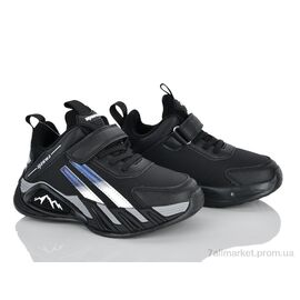 Кросівки дитячі модні Весна/осінь ABQ0073P-1 black (6 пар р.31-36) "Clibee-ShoSho" недорого оптом від прямого постачальника