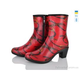 Фотография Резиновая обувь женская Весна/осень D004 (6 пар р.36-41) "Makers Shoes" недорого оптом от прямого поставщика